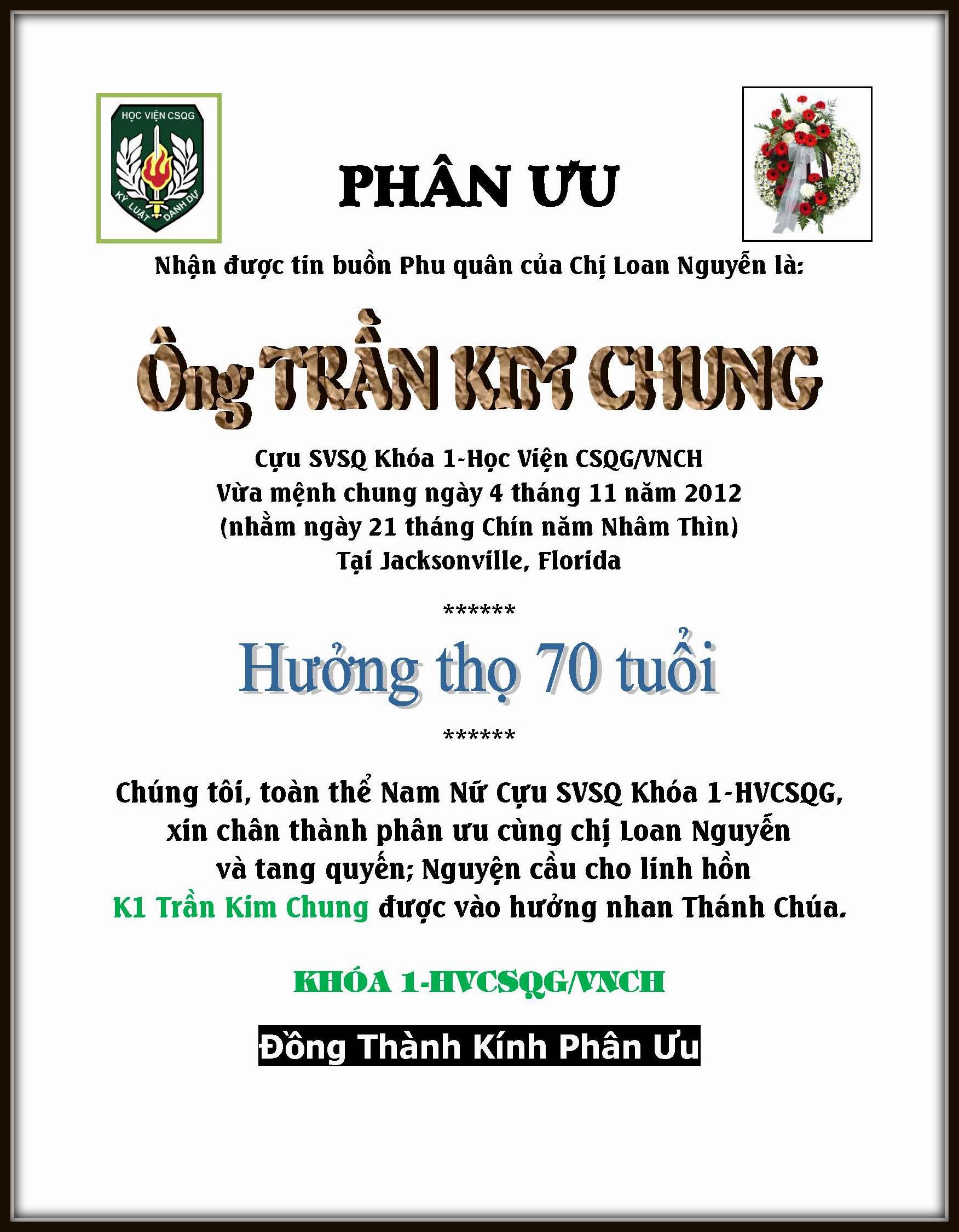 PHÂN ƯU_Tran_Kim_Chung