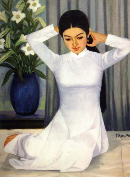 ao dai trang 