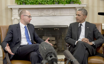 arseniy yatsenyuk va obama