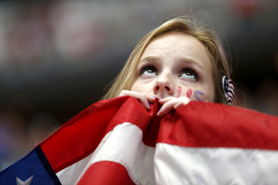 emily larsen US soccer fan