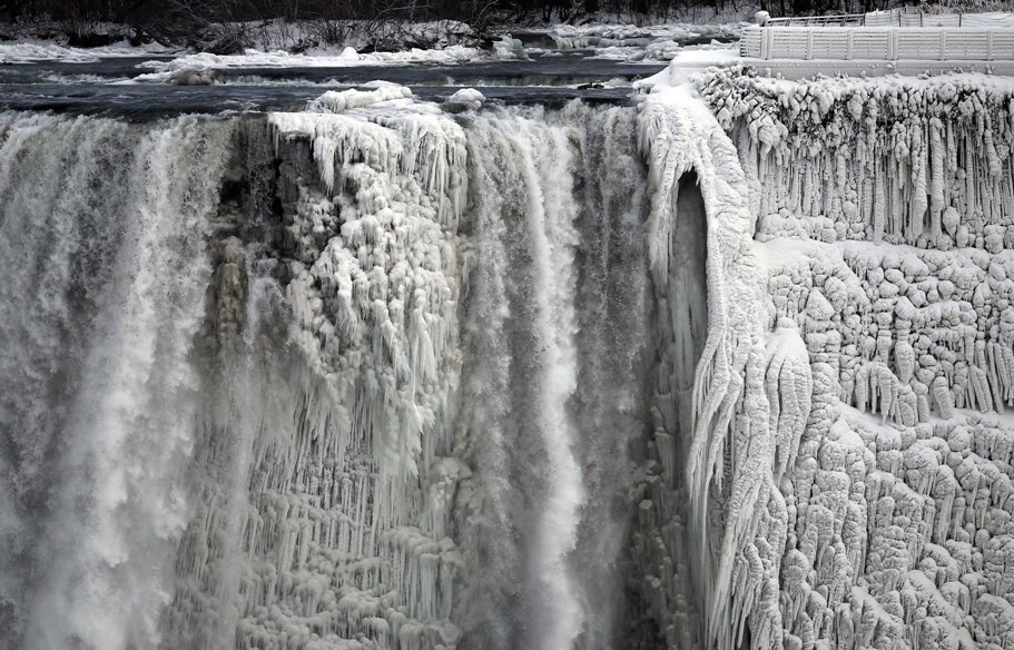 Niagara falls frozen