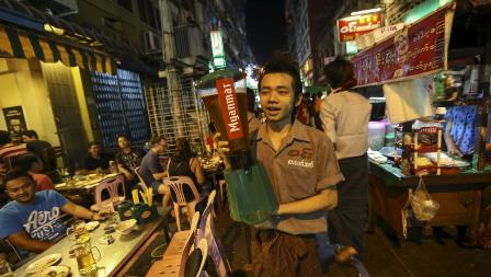 MYANMAR-BEER