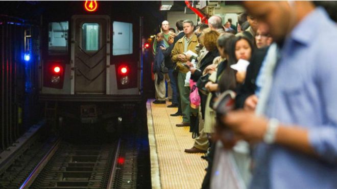 new york subway train