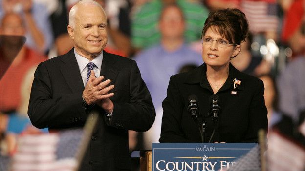 sarah palin john mcain