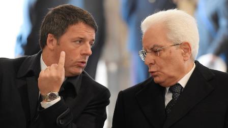 Matteo Renzi - Sergio Mattarella