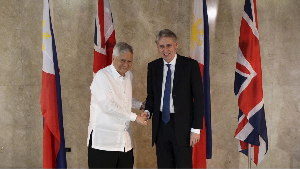 PHILIPPINES-BRITAIN-HAMMOND