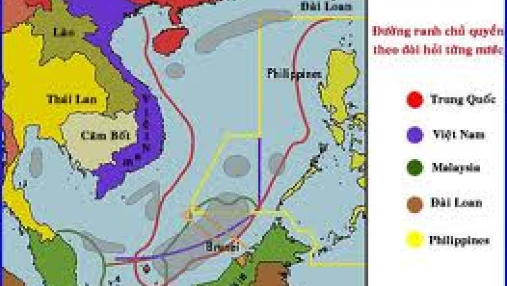 Vietnam biên đông lưỡi bò