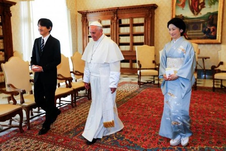 pope- japan prince