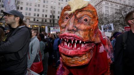 trump manif oregon