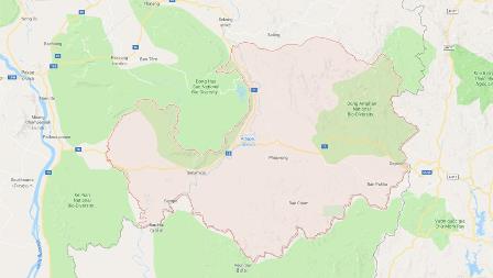 attapeu laos map