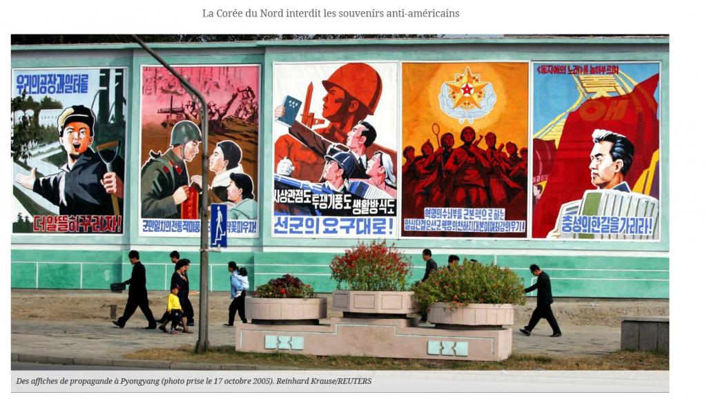 affiches coree du nord
