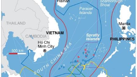 south china sea claims map