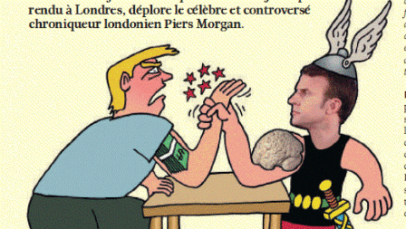 macron trump courrier