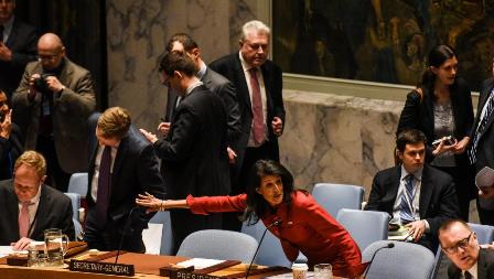 nikki haley frappes syrie