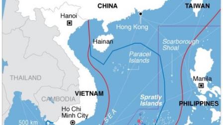 south china sea claims map